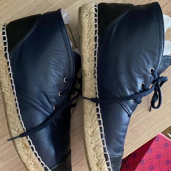 Chanel espadrilles loafers high top lace up - Picture 3 of 13